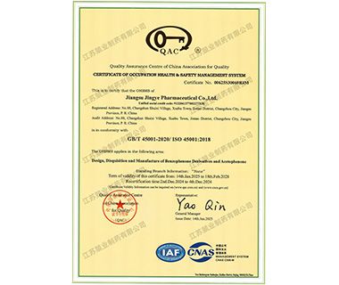 Occupational Health and Safety Management System Certification